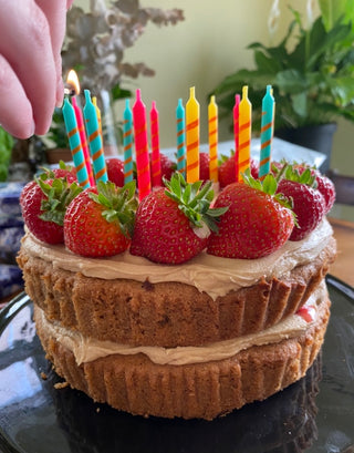 Coffee & Walnut Cake for Birthdays