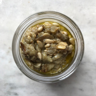 Aubergine & Garlic Jar.