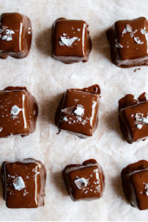 Chocolate Coated Marzipan Squares from Anja Dunk, Advent